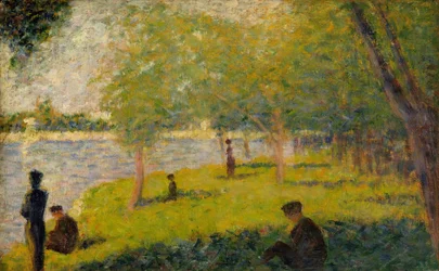 Studie für Ein Sonntagnachmittag auf der Insel La Grande Jatte, 1884